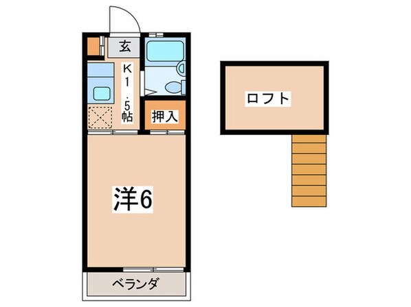 メゾンラメールの物件間取画像